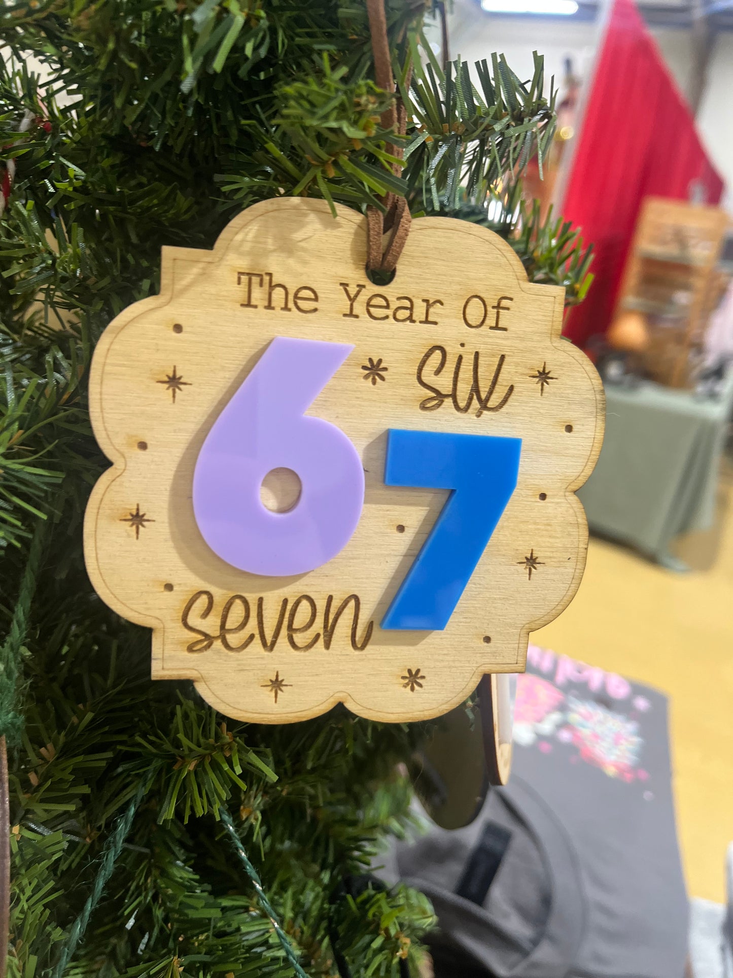 The year of 67 ornament
