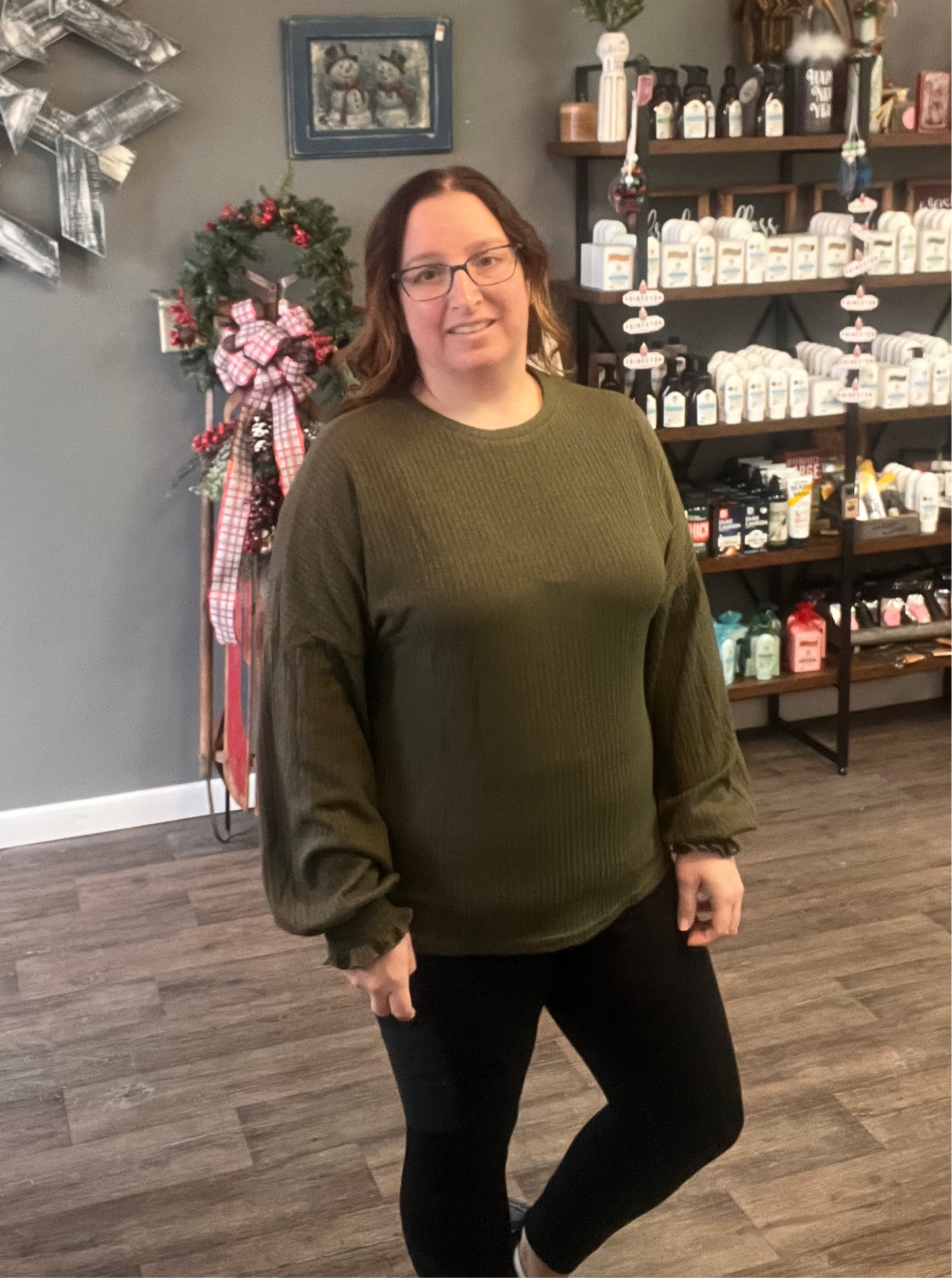 Ribbed Knit Long Sleeve