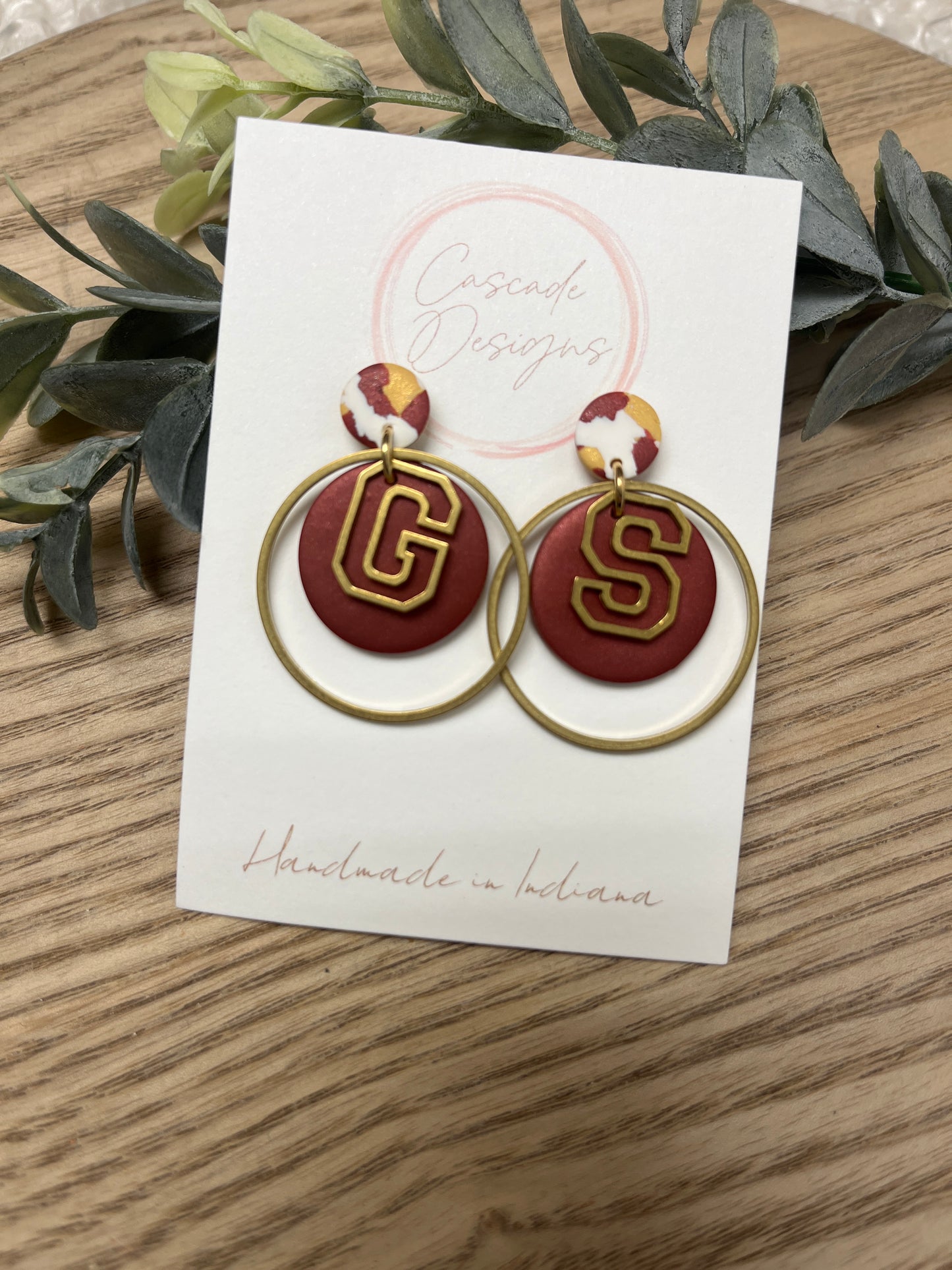 Gibson Southern Letterman Earrings