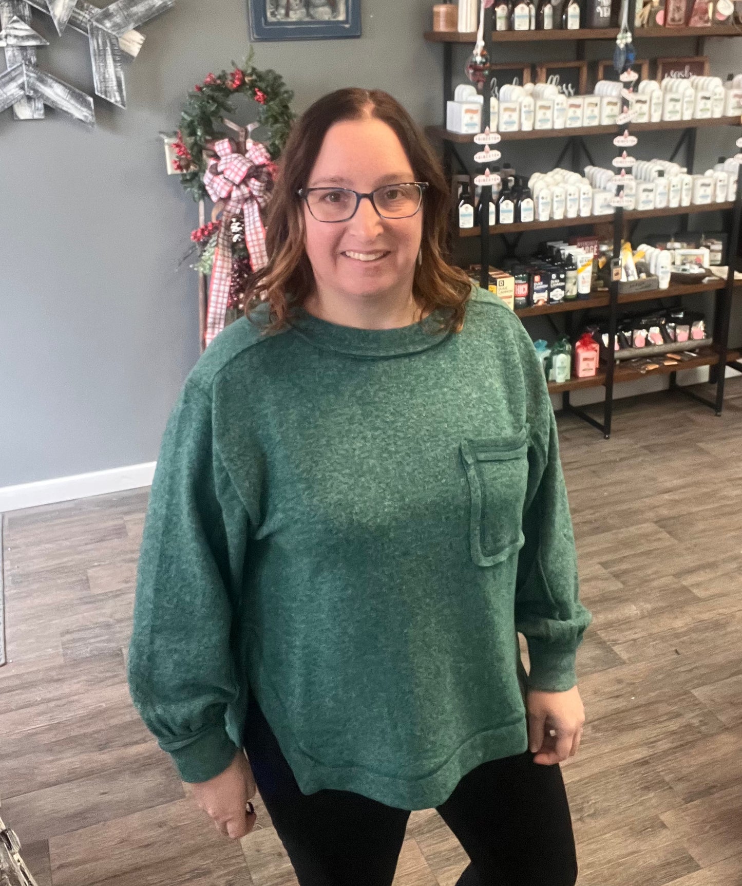 Ultra Soft Green Sweater