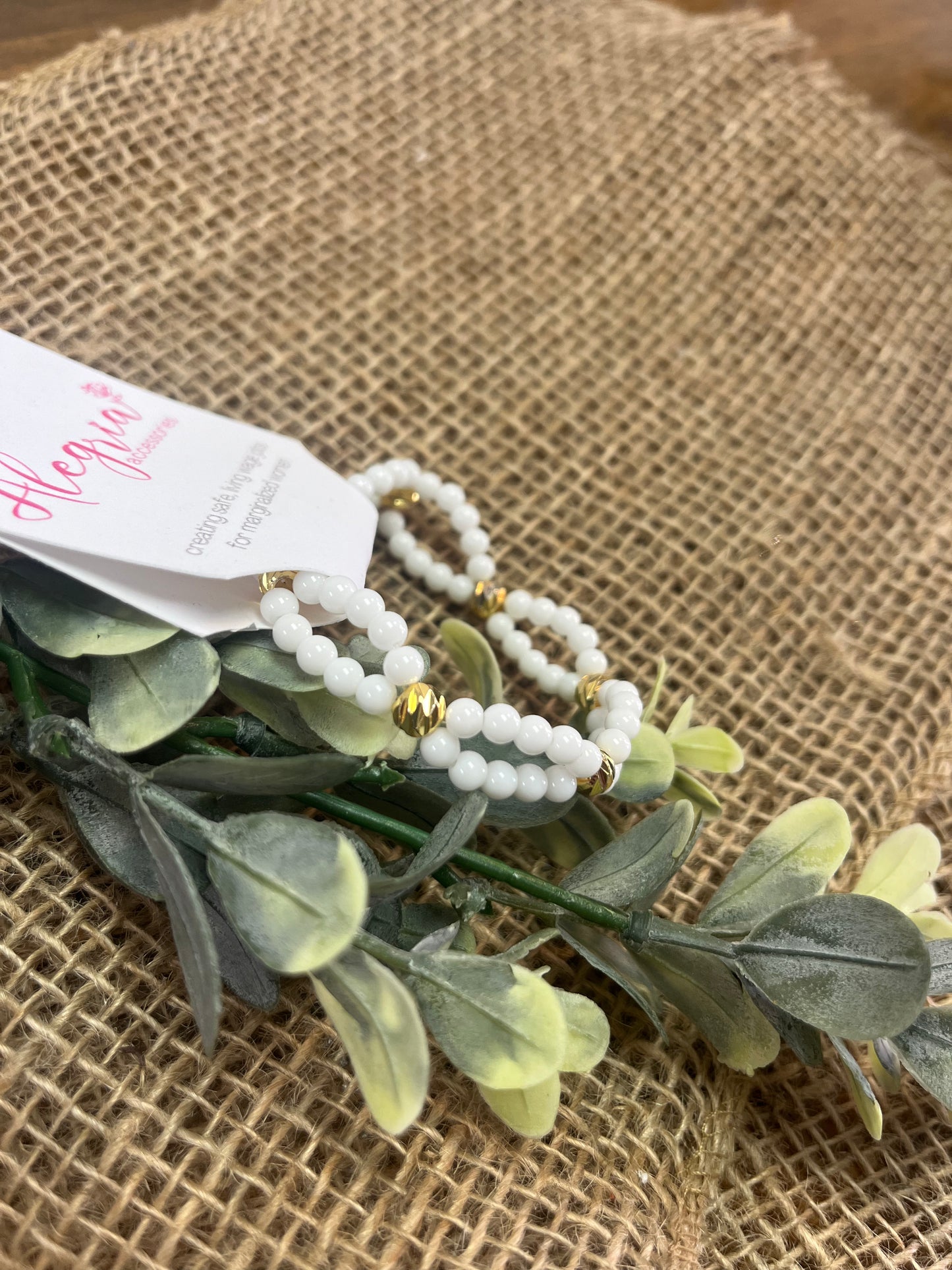 White As Snow Bracelet