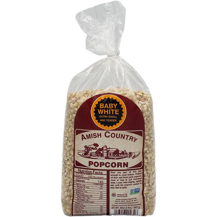 Baby White Popcorn 2lb Bag