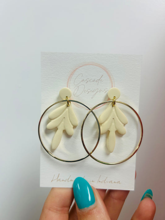 Flower Clay Dangle