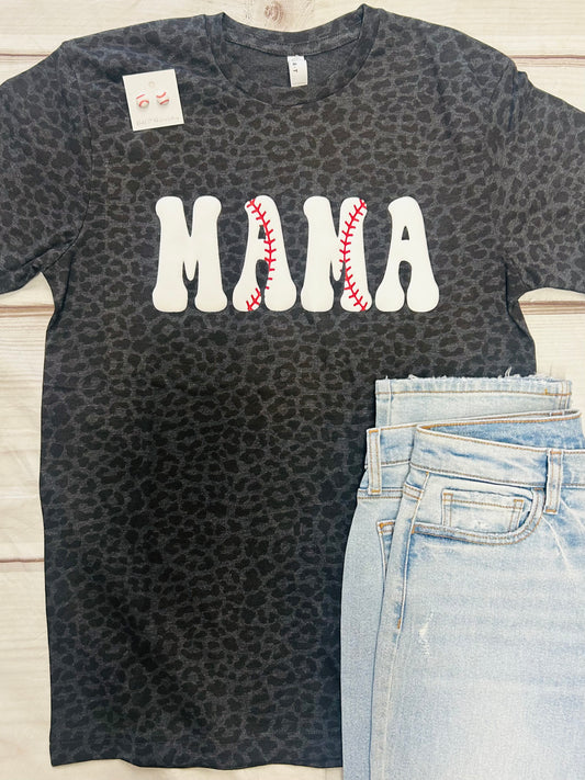 Mama Baseball Tee