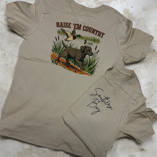 Raise them Country Youth Tee