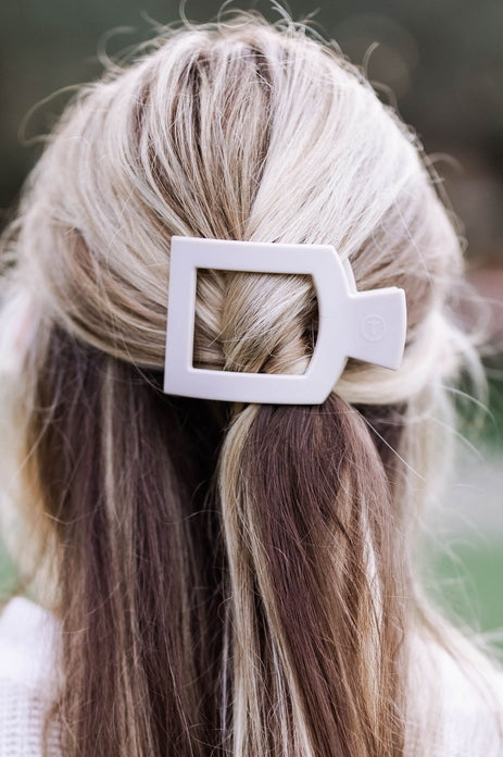 Square Flat Hair Clip | Small | Toasted