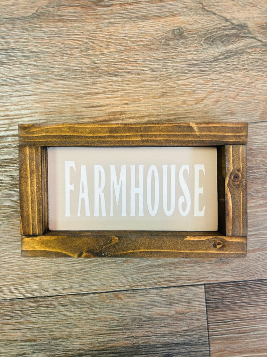 Wooden Farmhouse Sign