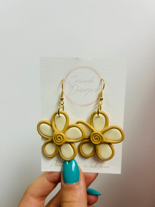 Flower Clay Dangle