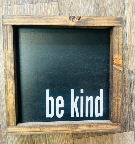 Be Kind Wooden Decor