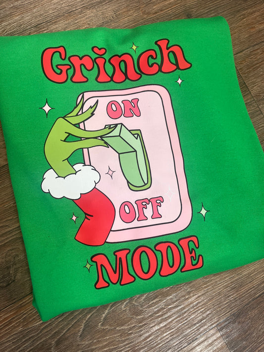 Grinch Mode Crewneck