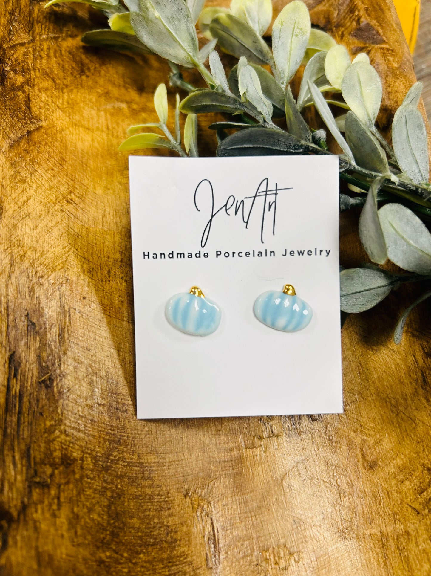 Blue Pumpkin Studs