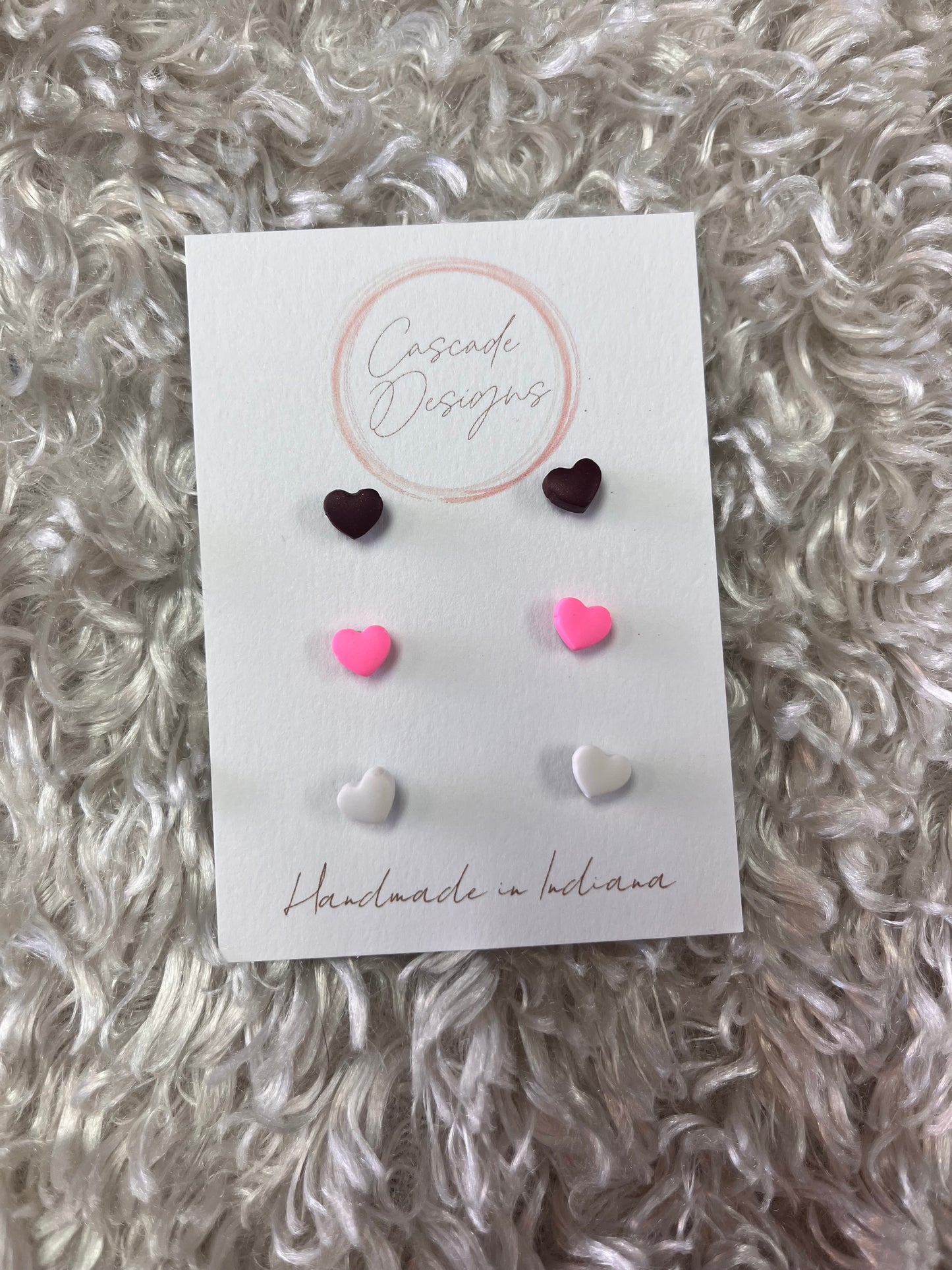 Mini Heart Studs