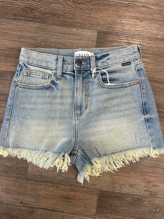 Cello High Rise Jean Shorts