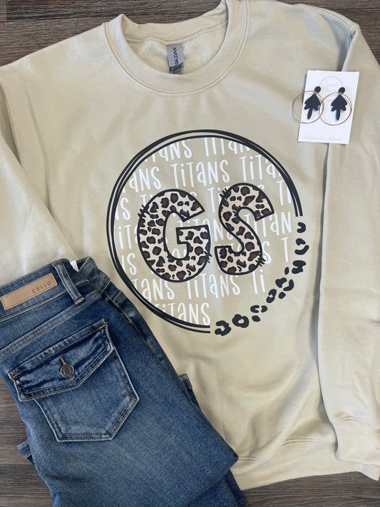 Gibson Southern Leopard Crewneck