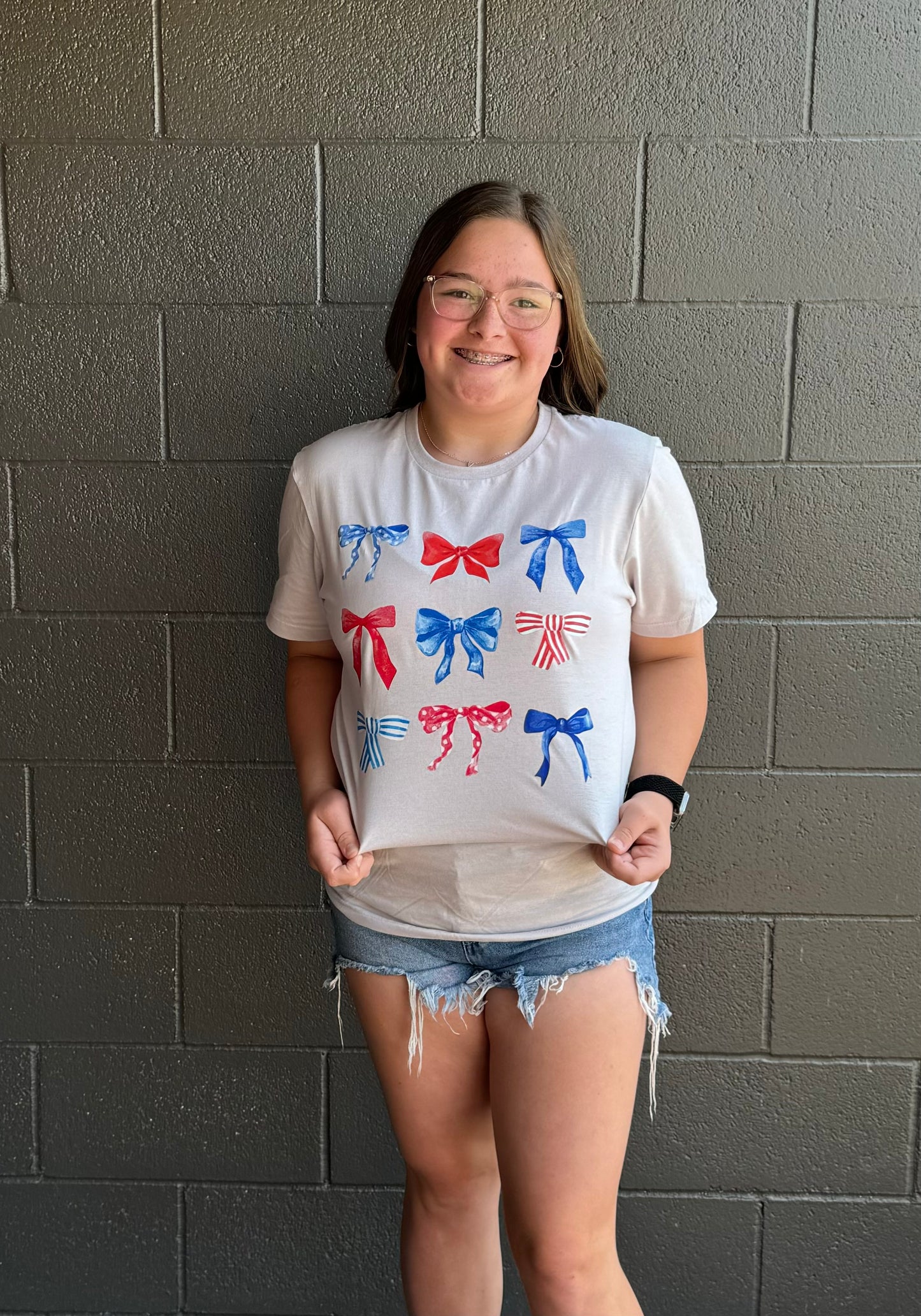 Patriotic Bow Tee