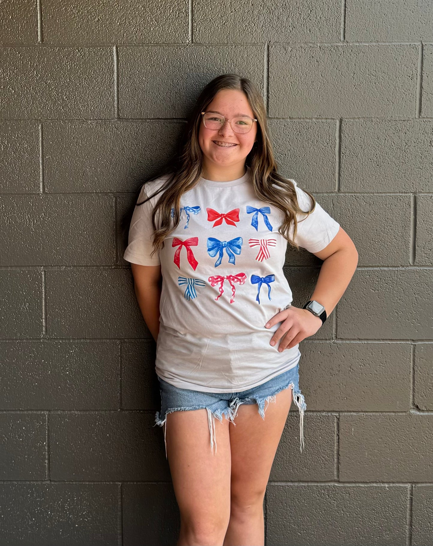 Patriotic Bow Tee