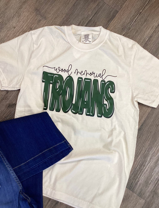 Wood Memorial Trojans Tee