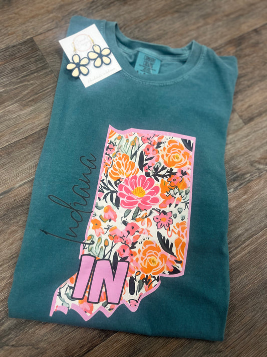 Indiana Floral Tee
