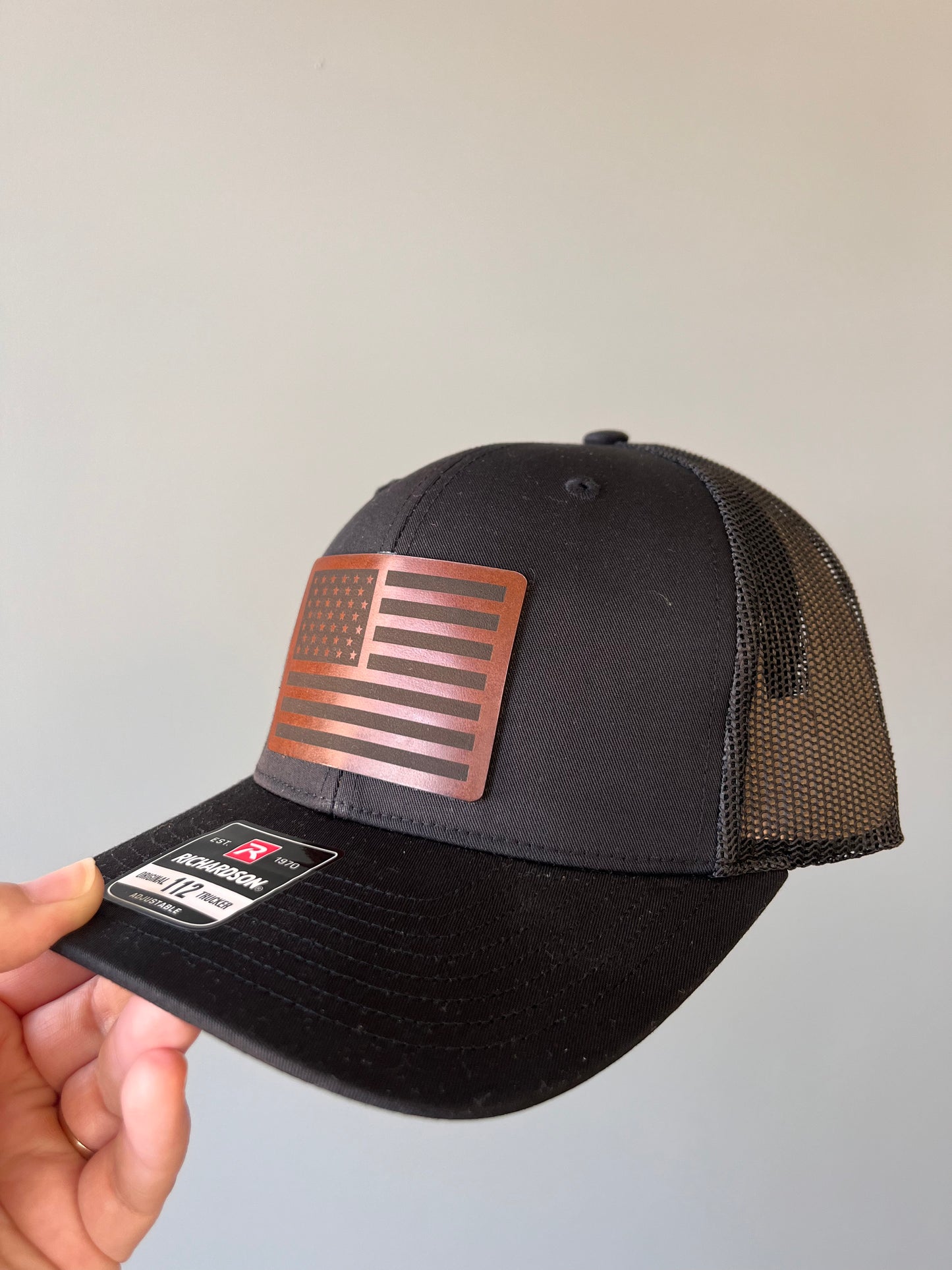 American Flag Black Hat (Men’s)