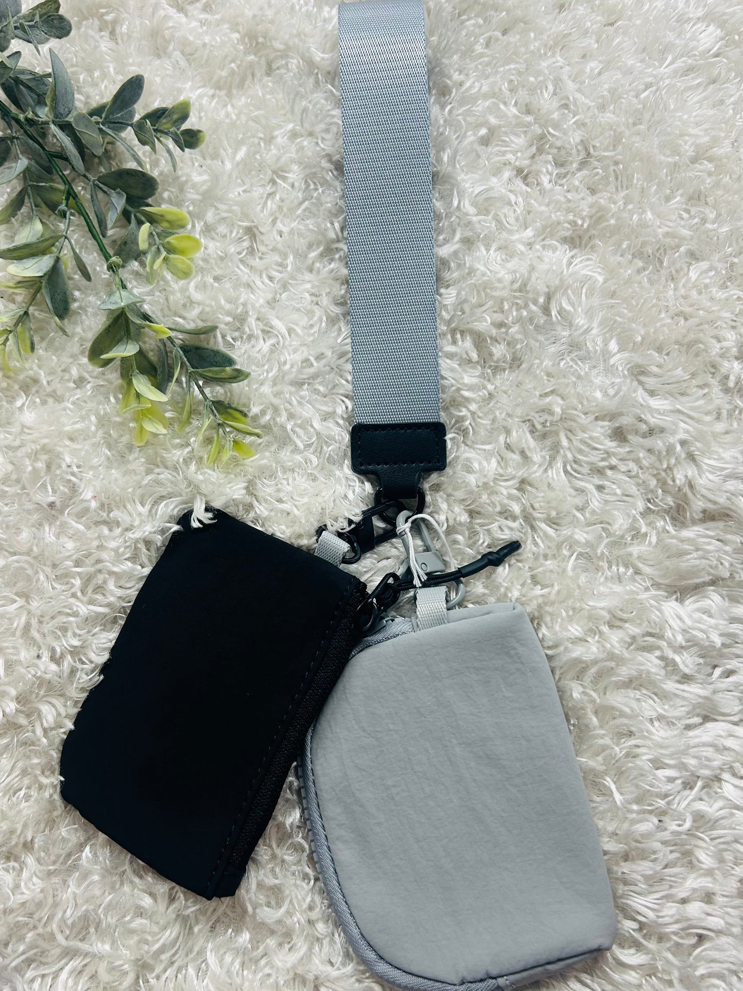 Gray Wristlet