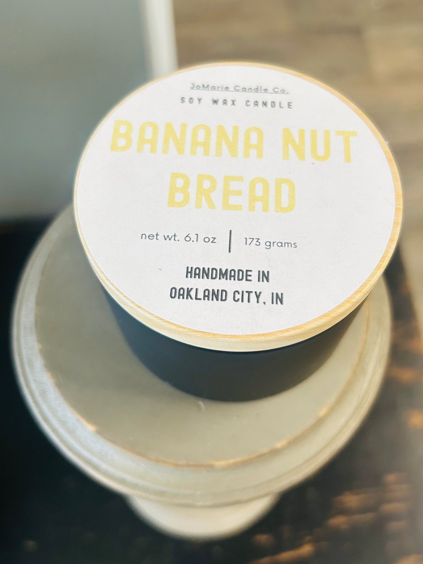 Banana Nut Bread Soy Wax Candle