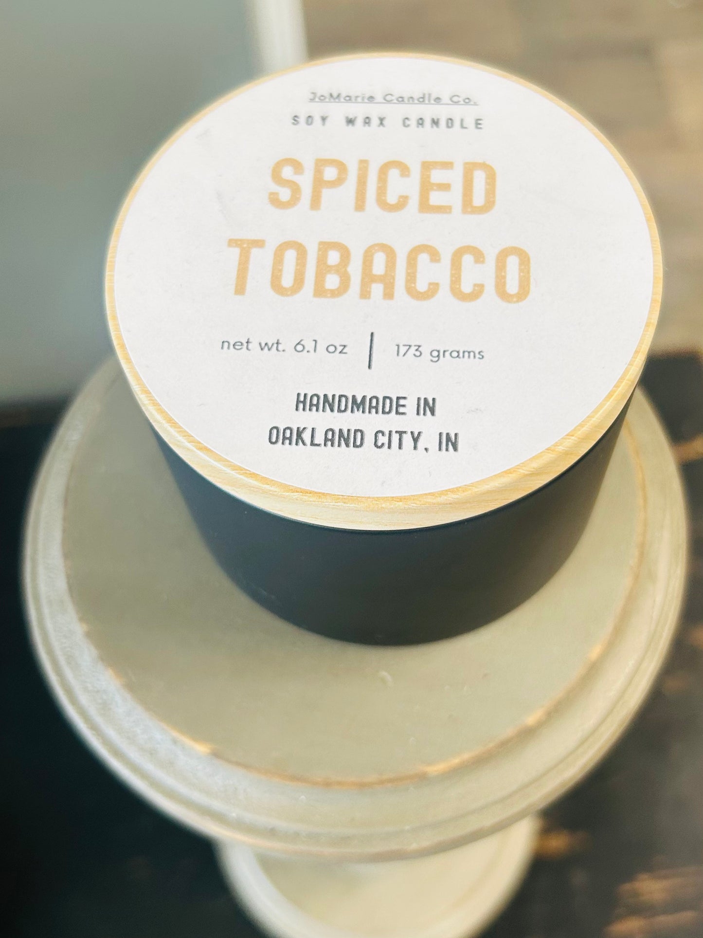 Spiced Tobacco Soy Wax Candle